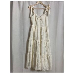 Gorgeous 100% Cotton smocked top midi dress